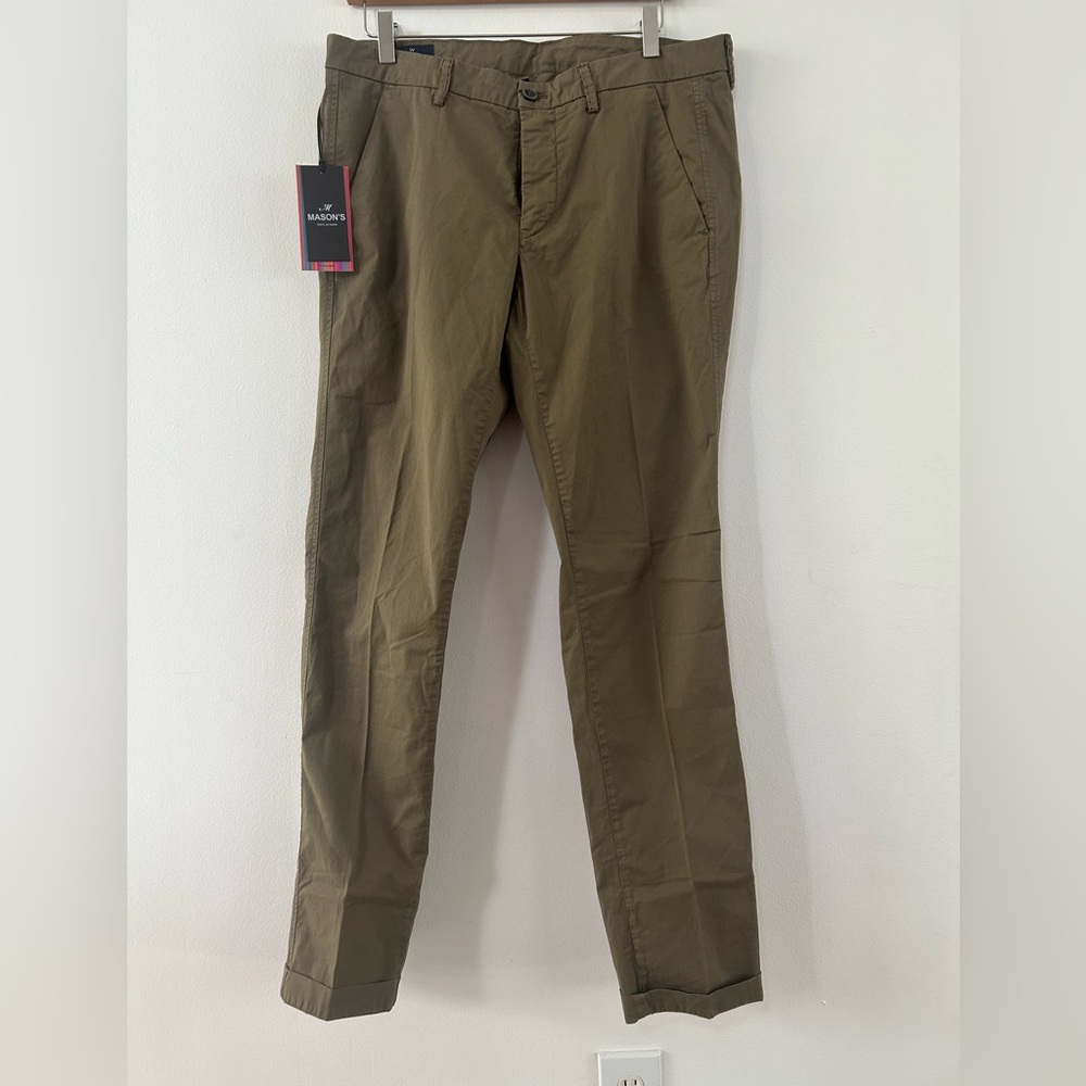 Mason’s Men's Olive Chinos 34x32